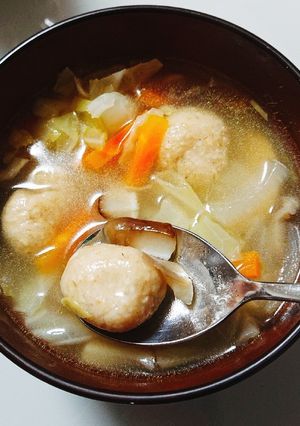 オートミールでモチモチだんご汁-レシピのメイン写真