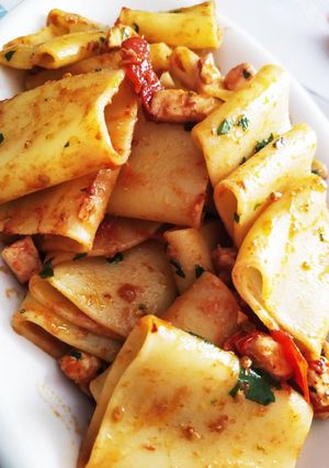 メカジキとトマトのパスタ-レシピのメイン写真