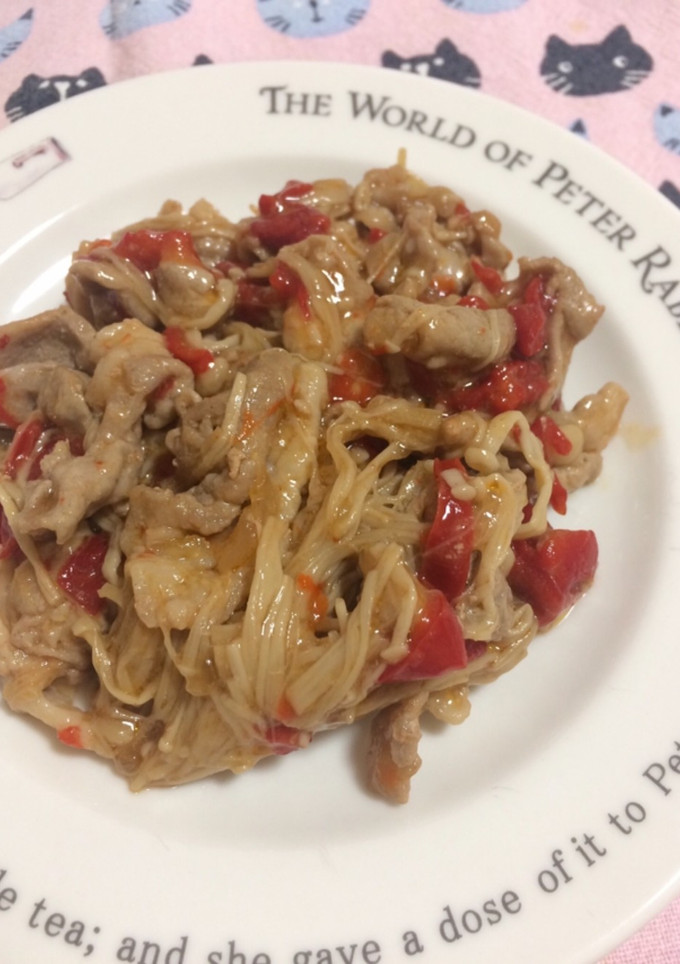 豚肉とえのきのオイマヨ炒め-レシピのメイン写真