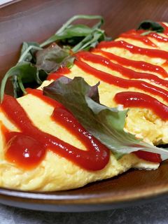 チーズたっぷりコーンオムレツ-レシピのメイン写真