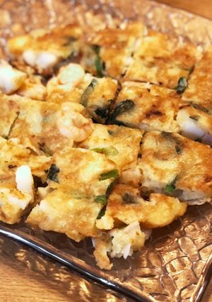 シーフードミックスで海鮮チヂミ！-レシピのメイン写真