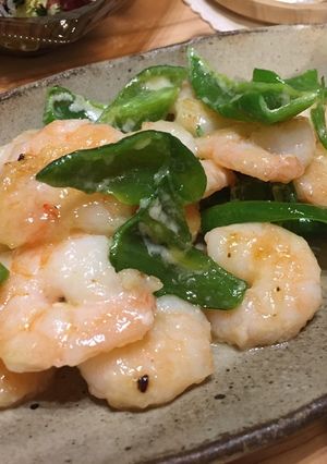ピーマンの海老マヨ炒め-レシピのメイン写真