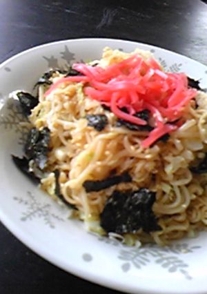 ◆インスタントラーメンde焼きラー風◆-レシピのメイン写真