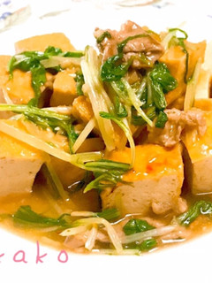 ★お酒に合う!厚揚げの旨辛あんかけ★-レシピのメイン写真