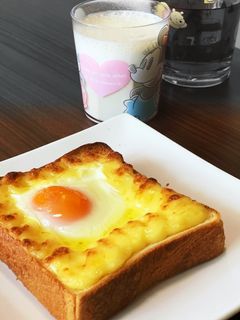 ☆簡単美味しい☆目玉焼きトースト-レシピのメイン写真