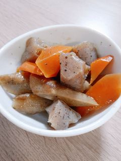 ごぼうと蒟蒻の煮物-レシピのメイン写真