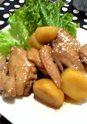 鶏手羽先のとろ～りはちみつ煮-レシピのメイン写真