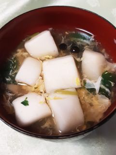 はんぺんとみつばのかき玉汁-レシピのメイン写真