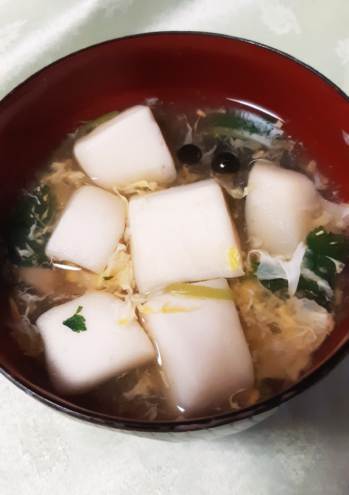 はんぺんとみつばのかき玉汁-レシピのメイン写真