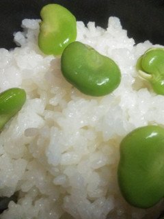 簡単そら豆ご飯~ほんのり塩味が美味しい~-レシピのメイン写真