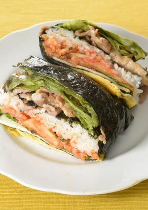 豚肉のおりたたみキンパ-レシピのメイン写真