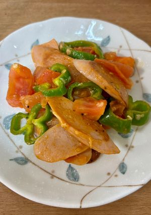 魚肉ソーセージのピザ風-レシピのメイン写真
