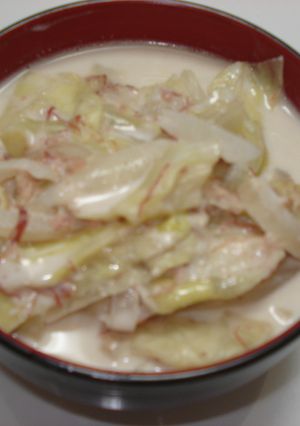 キャベツとコンビーフのミルクスープ-レシピのメイン写真