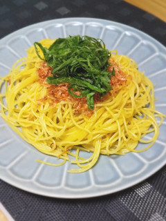 桜えびと大葉のパスタ-レシピのメイン写真