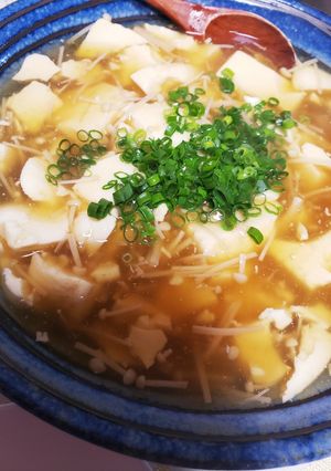 糖質オフ 簡単豆腐あんかけ-レシピのメイン写真