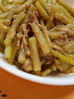 フキとツナ缶の炒め煮-レシピのメイン写真