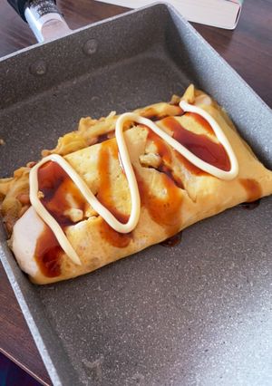 納豆オムレツ。-レシピのメイン写真