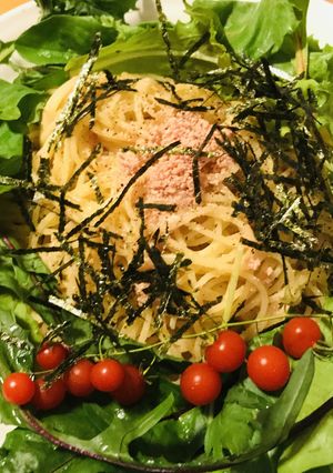 たらこほぐしパウダーで作る●たらこパスタ-レシピのメイン写真