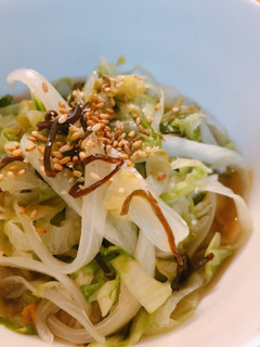 レタスのレンチン中華風-レシピのメイン写真