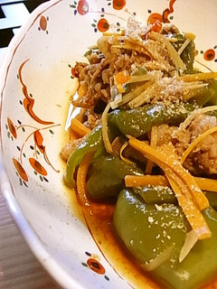 種まで食べるピーマンと牛肉の韓国風煮物-レシピのメイン写真