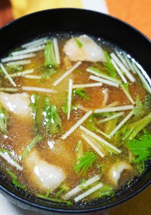 蕪と豚バラの味噌汁-レシピのメイン写真