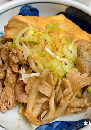 豚肉とこんにゃくの甘辛味噌煮込み-レシピのメイン写真