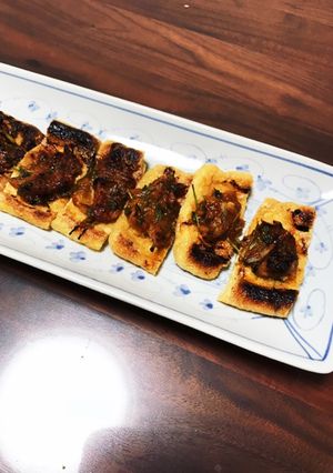 油揚げのネギ味噌ピザ-レシピのメイン写真