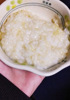 お粥、重湯☆ちょっと味付け☆激ウマに変身-レシピのメイン写真