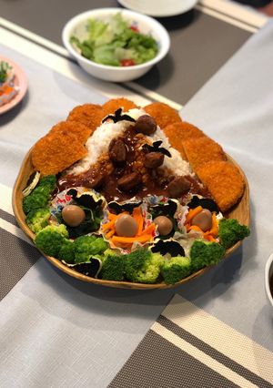 誕生日恐竜プレート-レシピのメイン写真