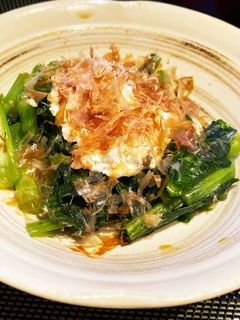 簡単! 冷凍小松菜の洋風お浸し-レシピのメイン写真