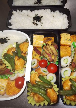 野菜たっぷり男子弁当 2~11-レシピのメイン写真