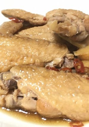 鶏手羽先の柔らか煮-レシピのメイン写真
