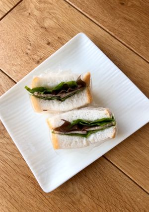 煮豚レタスのサンドイッチ-レシピのメイン写真