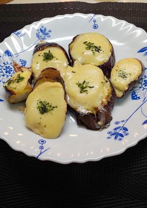 ♪茄子のめんたいピザ♪ フライパンで♪-レシピのメイン写真