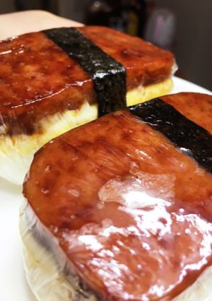 お弁当にも！簡単スパムおにぎり！-レシピのメイン写真