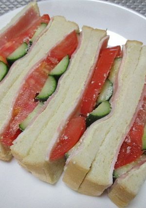 水っぽくならない野菜のサンドイッチ-レシピのメイン写真