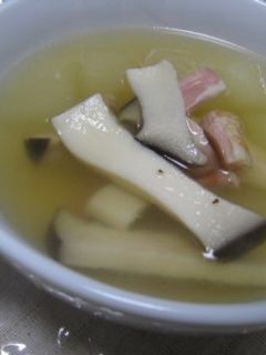 冬瓜とエリンギのあったかスープ-レシピのメイン写真