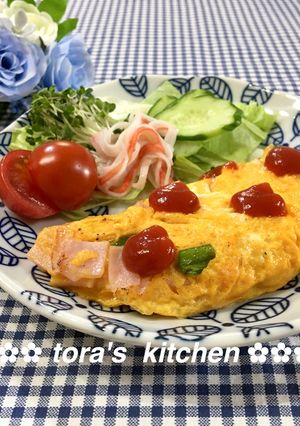 お手軽チリソースde☘️大人オムレツ-レシピのメイン写真