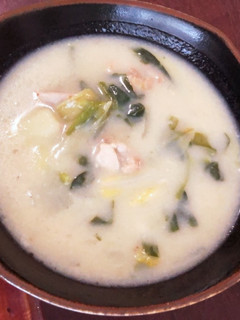白菜と鶏もも肉のクリーム煮-レシピのメイン写真
