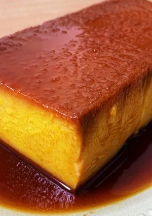 材料4つで！うまうまかぼちゃ焼きプリン-レシピのメイン写真