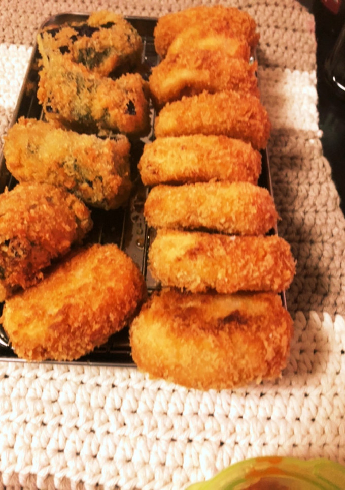 レンコンと茄子の挟み揚げ-レシピのメイン写真