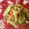 給食☆新ごぼうとさきいかのサラダ