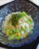 夏だからさっぱり味ポン♪おろしコーン豆