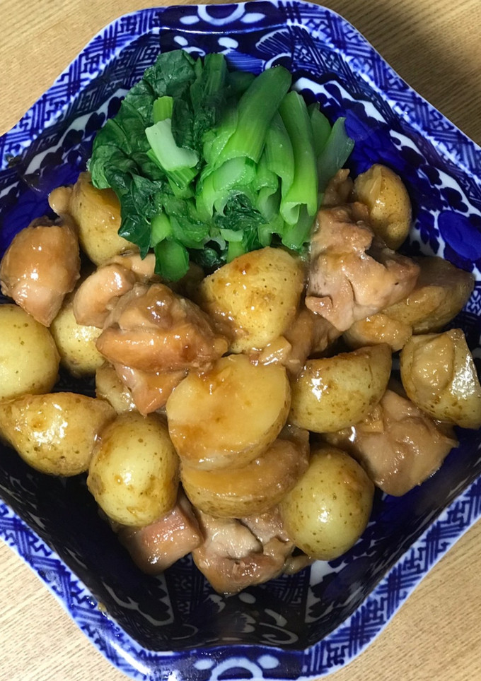 新じゃがと鶏肉の和風にんにく煮物-レシピのメイン写真