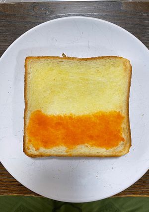 簡単！ズボラ飯！明太食パン-レシピのメイン写真