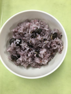 【保育園給食】黒豆ごはん-レシピのメイン写真