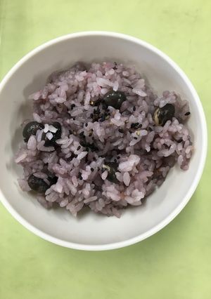 【保育園給食】黒豆ごはん-レシピのメイン写真