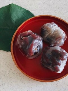 生春巻きの皮で簡単水まんじゅう風-レシピのメイン写真