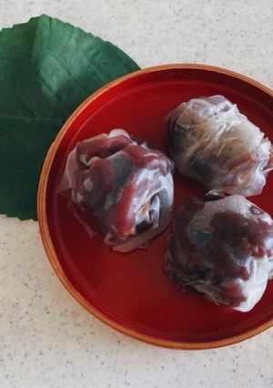生春巻きの皮で簡単水まんじゅう風-レシピのメイン写真