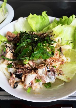 さっぱり鯖缶ポン酢うどん-レシピのメイン写真